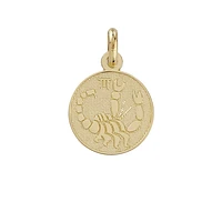 10K GOLD PENDANT - SCORPIO