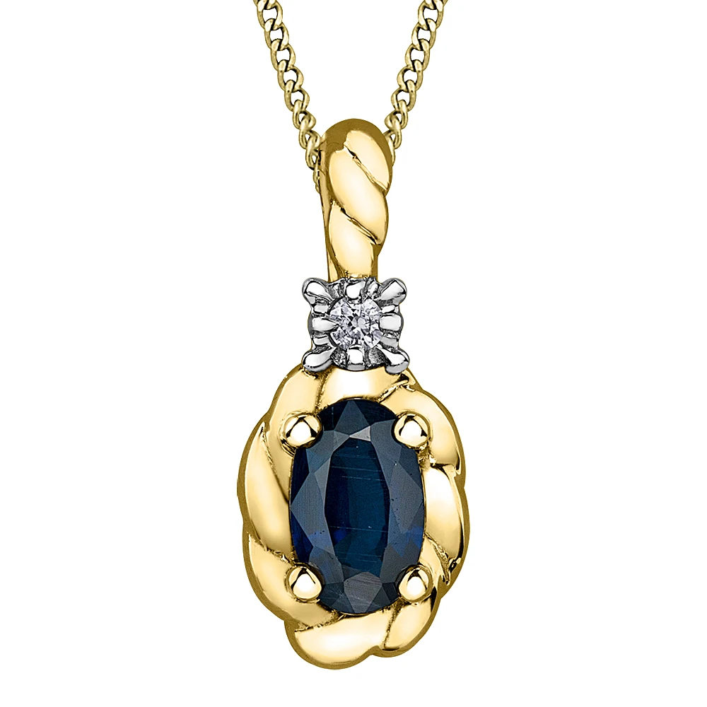 10K YELLOW GOLD PENDANT