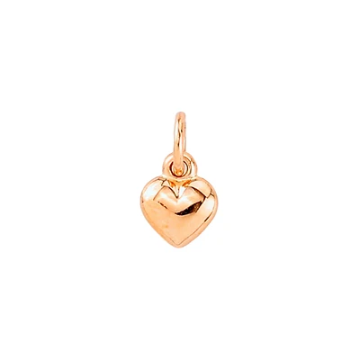 PENDENTIF EN OR ROSE 10K