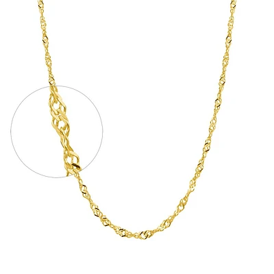 10K YELLOW GOLD CHAIN – 30’’X3MM