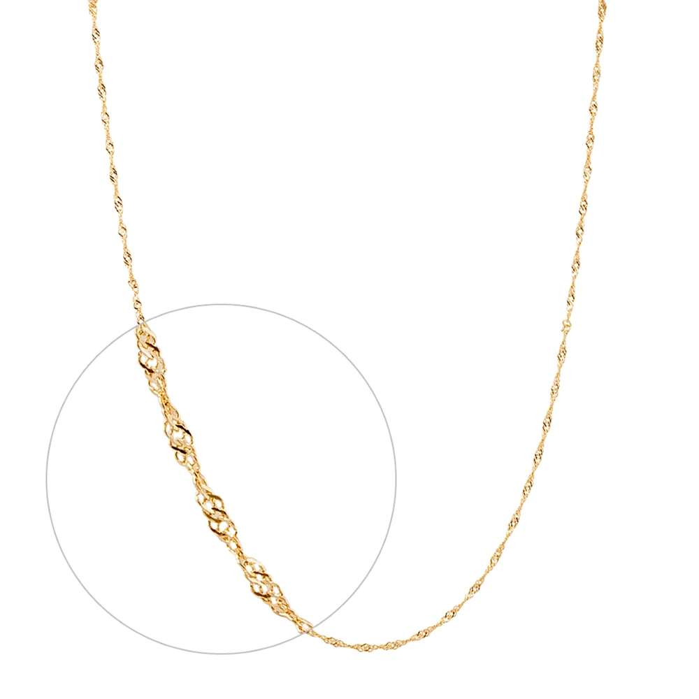 10K YELLOW GOLD CHAIN - 20''X1MM