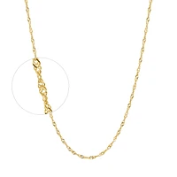 CHAÎNE OR JAUNE 10K - 14''X1.5MM
