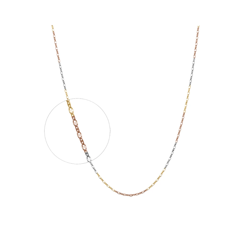 CHAÎNE EN OR 10K - 14''X1MM