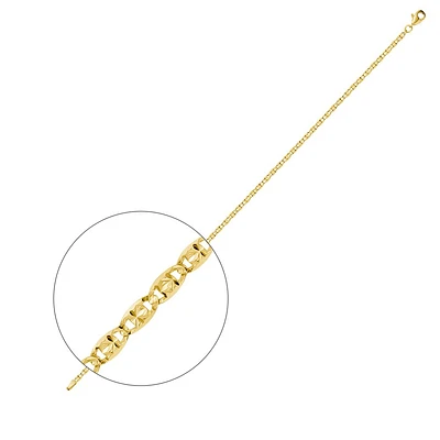 GOLD ANKLE CHAIN- 10’’X3MM