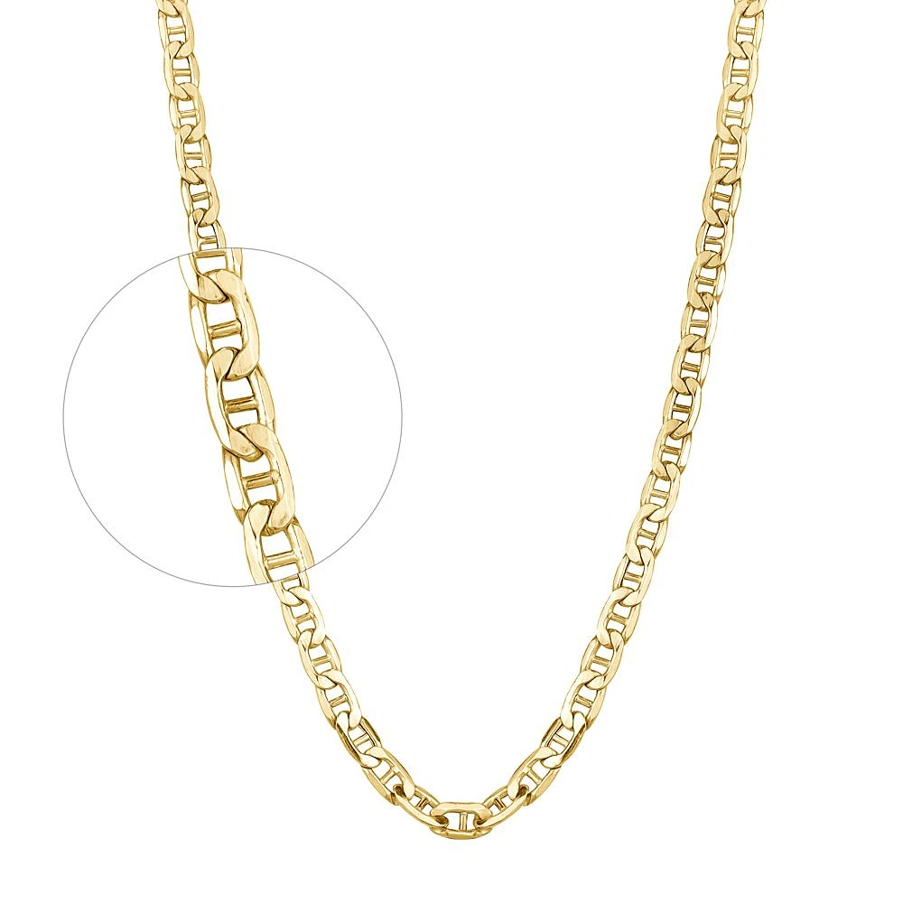10K YELLOW GOLD CHAIN - 20''X3MM