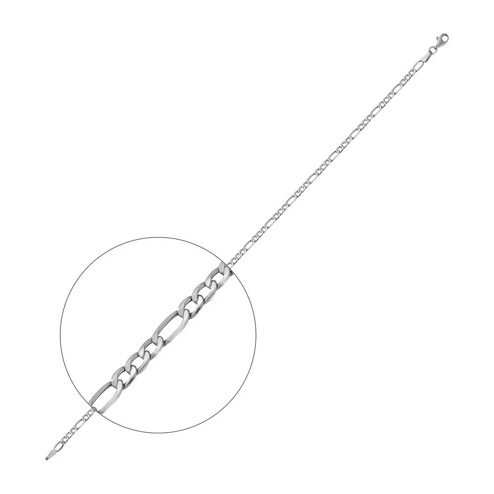 BRACELET EN OR BLANC 10K – 7.25’’