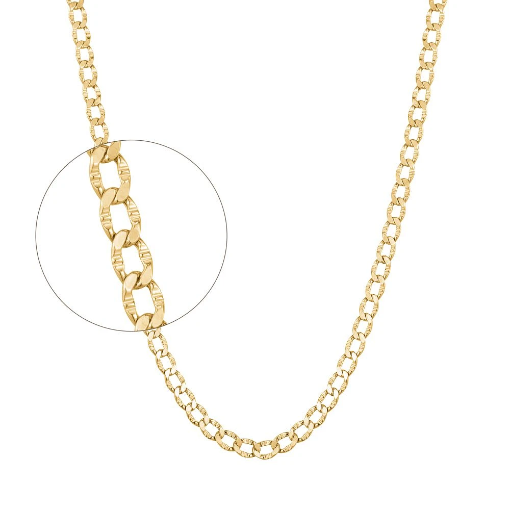 10K YELLOW GOLD CHAIN – 20’’X6MM