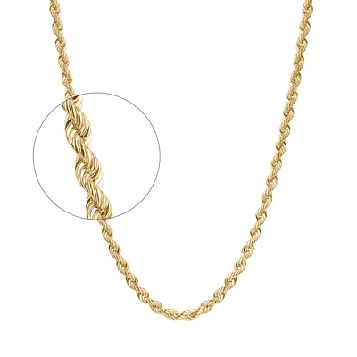 10K YELLOW GOLD CHAIN – 30’’