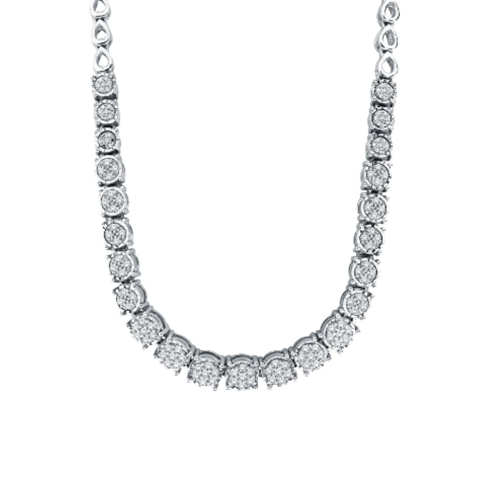 COLLIER À DIAMANTS EN OR 10K