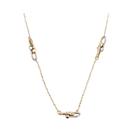 10K 2-TONE GOLD NECKLACE – 18