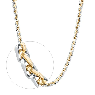 10K YELLOW GOLD CHAIN – 17’’