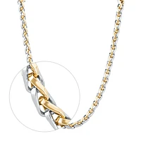 10K YELLOW GOLD CHAIN – 17’’