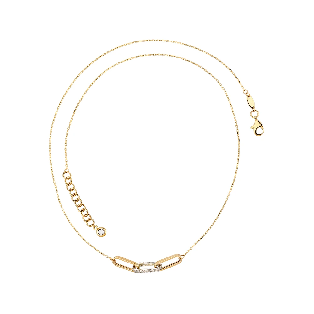 10K 2-TONE GOLD NECKLACE – 18’’