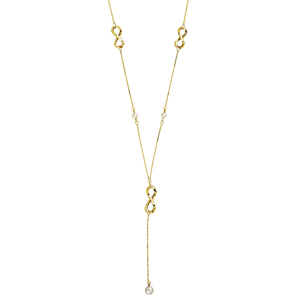 COLLIER OR JAUNE 10K - 19''
