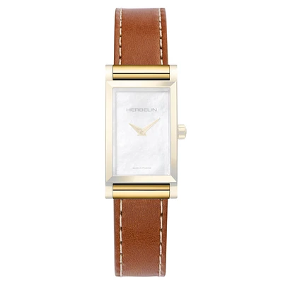BRACELET ANTARÈS CUIR CARAMEL