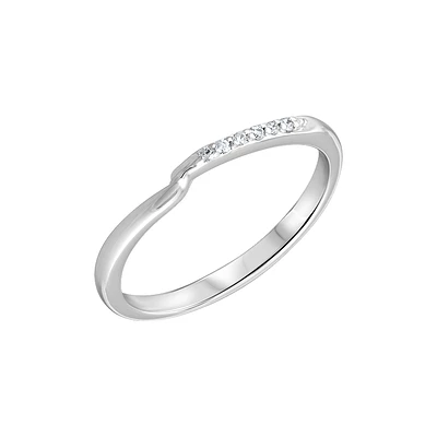 14K WHITE GOLD RING