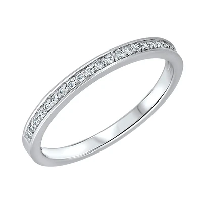 10K WHITE GOLD RING FOR WOMEN