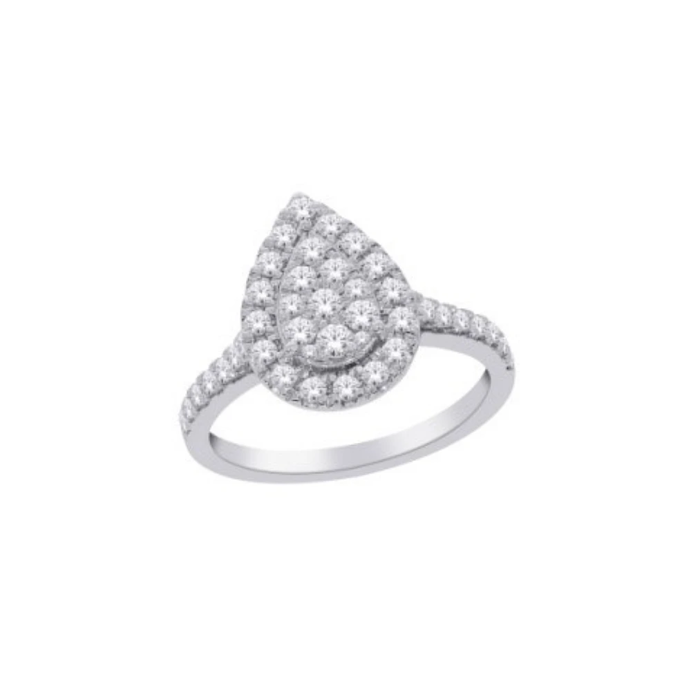 10K GOLD RING WITH DIAMONDS