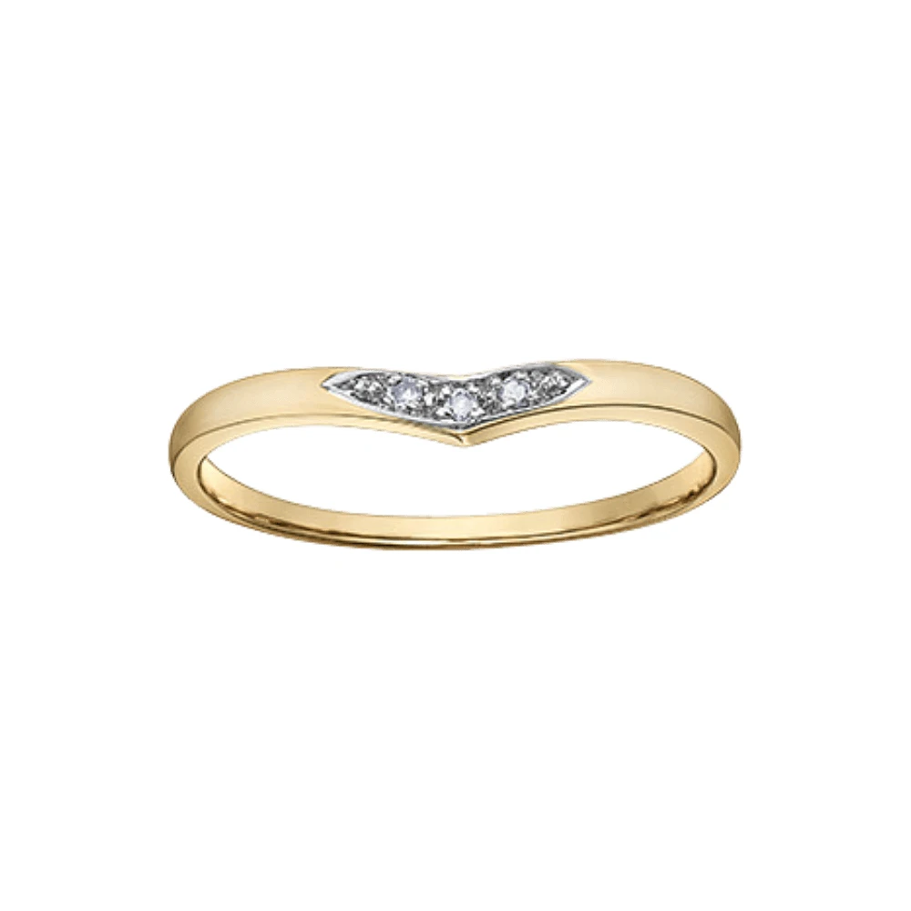 BAGUE OR JAUNE 10K