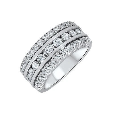 14K WHITE GOLD RING