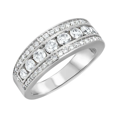 14K WHITE GOLD RING