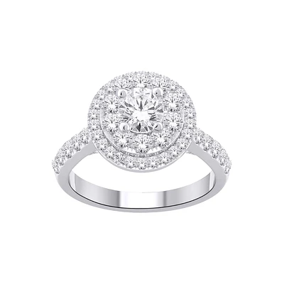14K WHITE GOLD RING