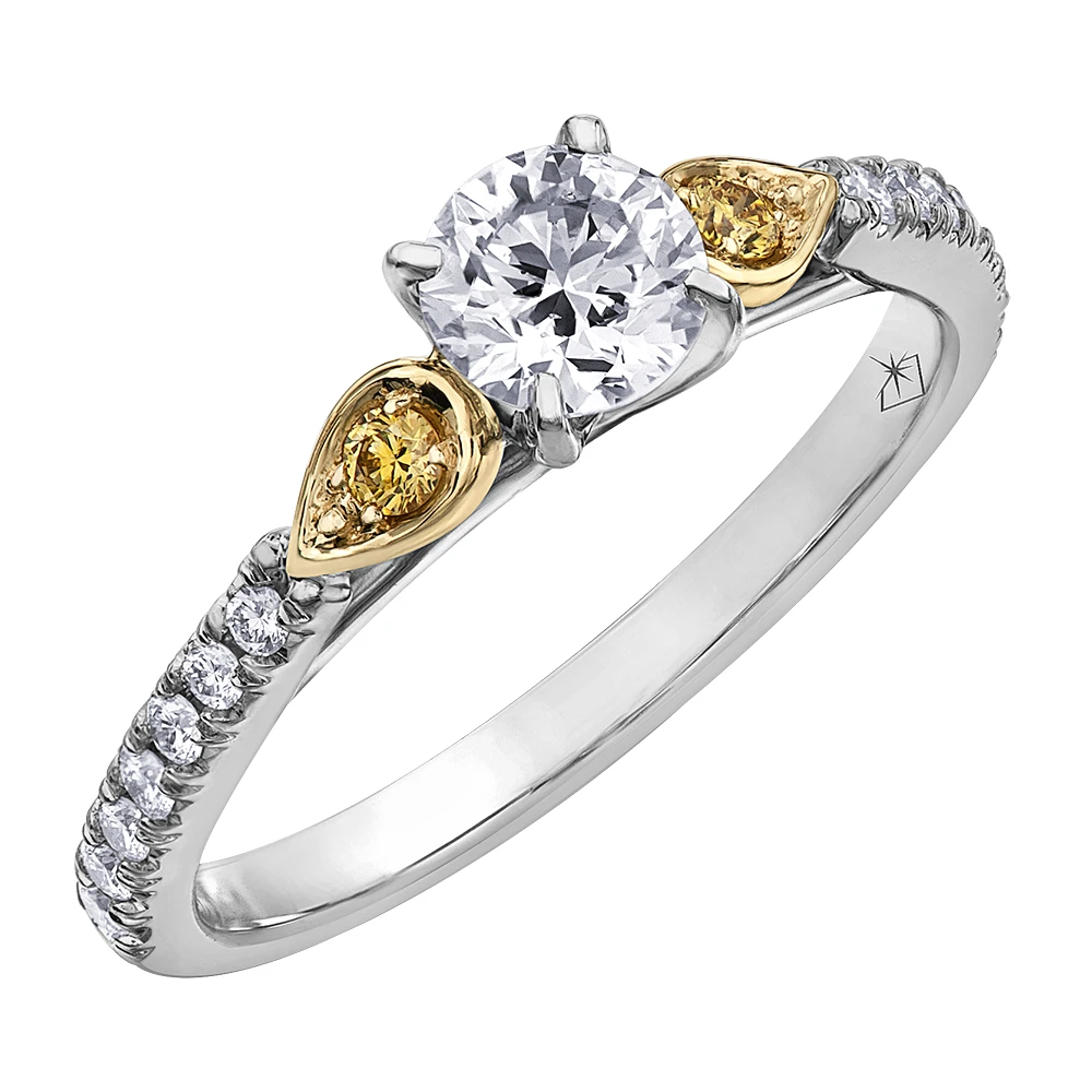 DIAMOND RING 18K WHITE GOLD