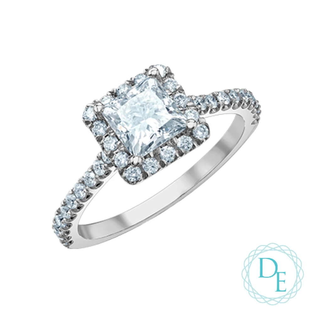 BAGUE EN OR 14K AVEC DIAMANTS