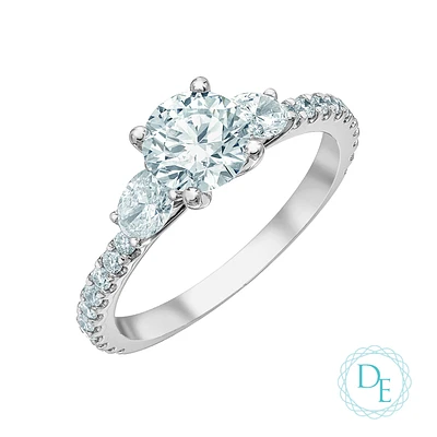 14K WHITE GOLD RING