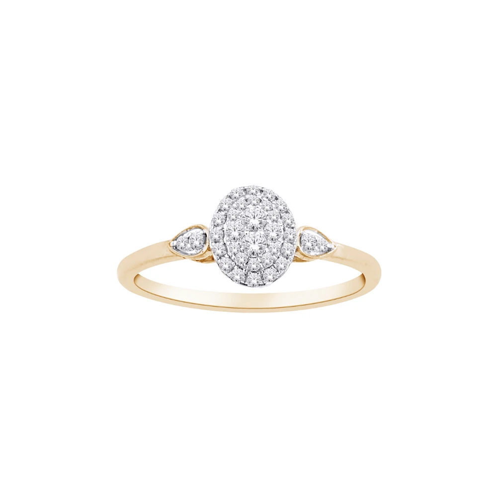 10K TWO TONE GOLD RING