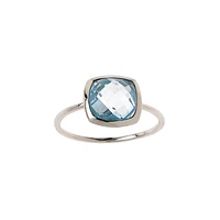 BLUE TOPAZ 10K GOLD RING
