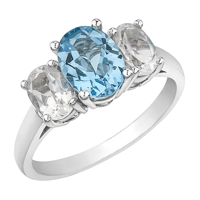 10K GOLD RING WITH TOPAZ