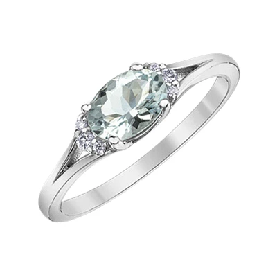 10K WHITE GOLD RING