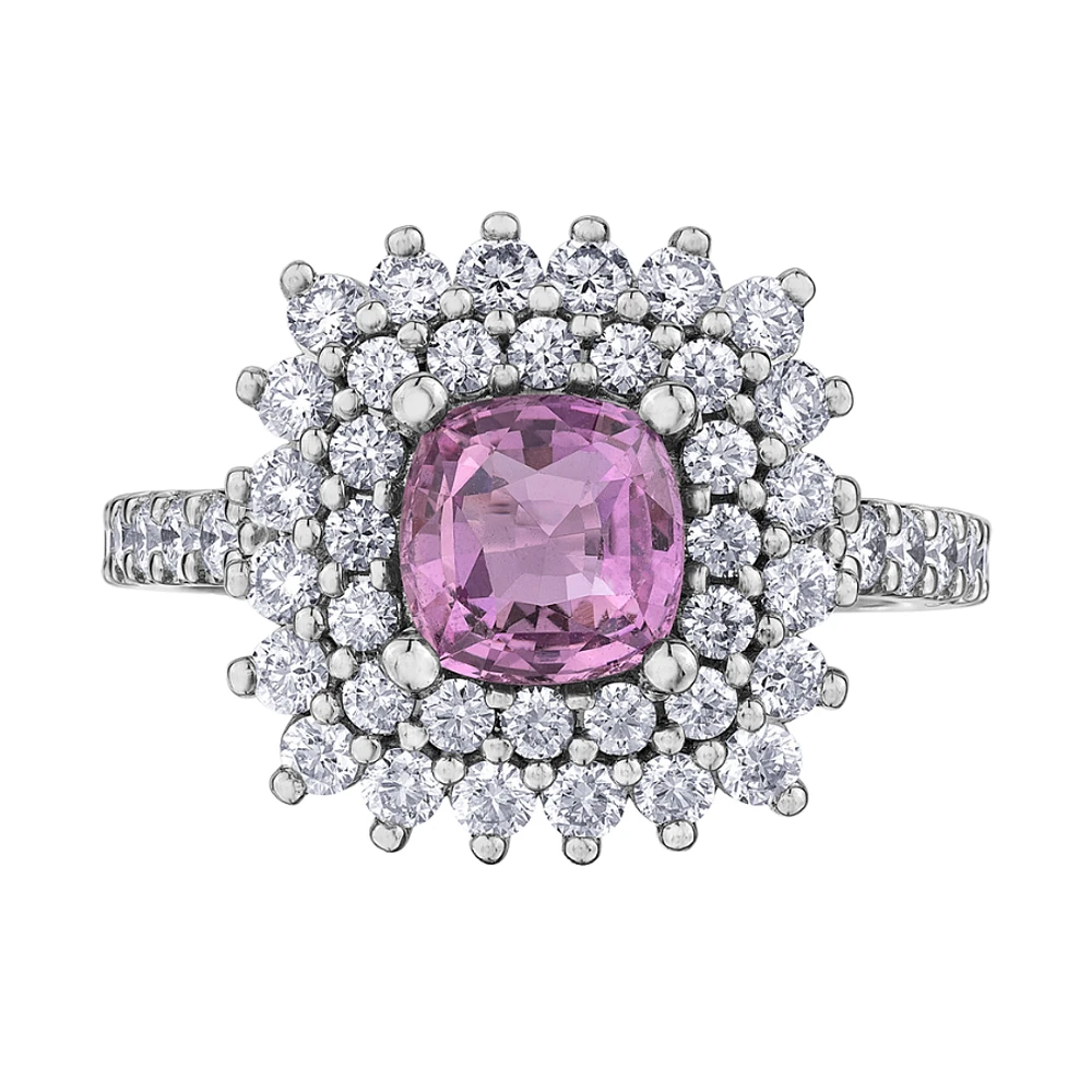 18K WHITE GOLD RING