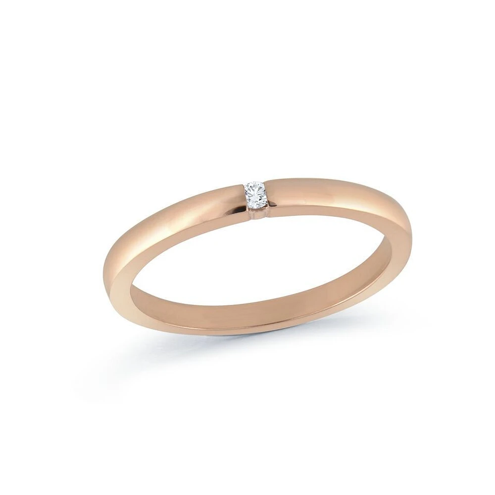 TIFFANY 10K GOLD RING WITH DIAMOND