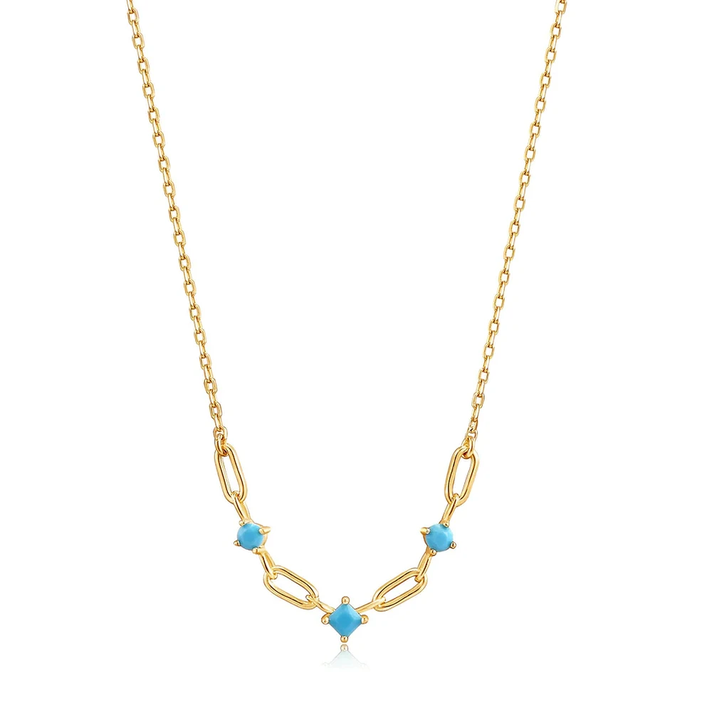 SILVER NECKLACE 17''