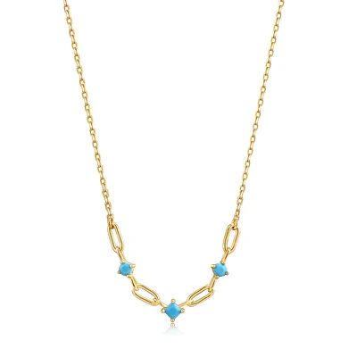 SILVER NECKLACE 17''