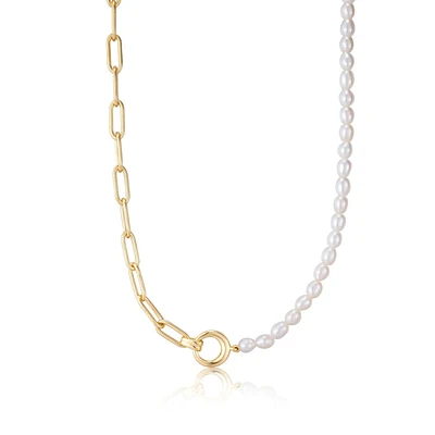 SILVER NECKLACE 17''