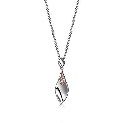 PENDENTIF EN ARGENT AVEC RUBIS
