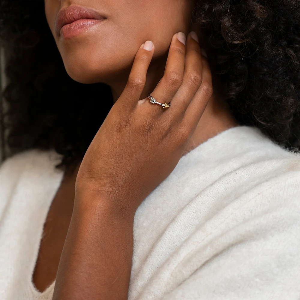 ARROW SILVER RING
