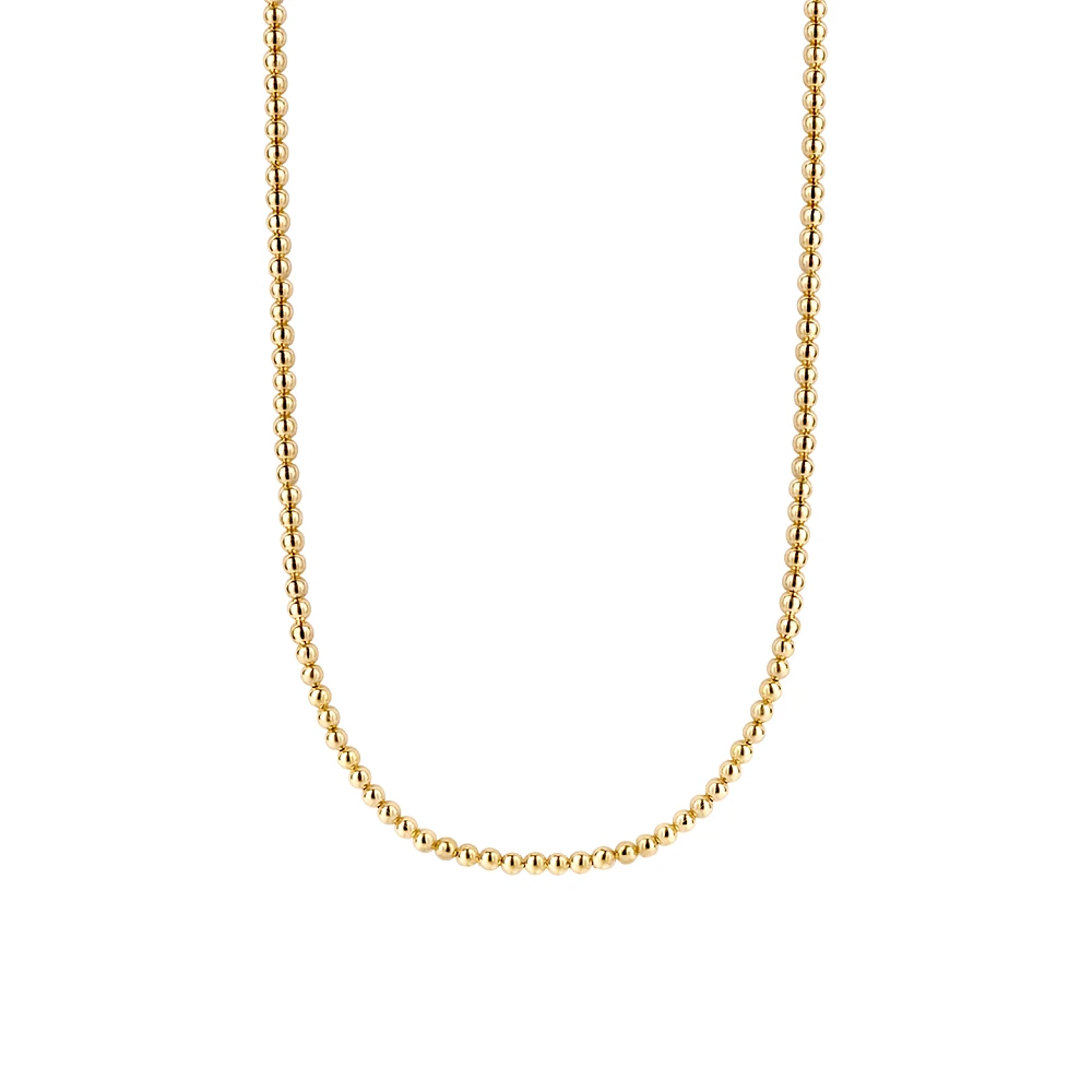 SILVER NECKLACE WITH BALLS