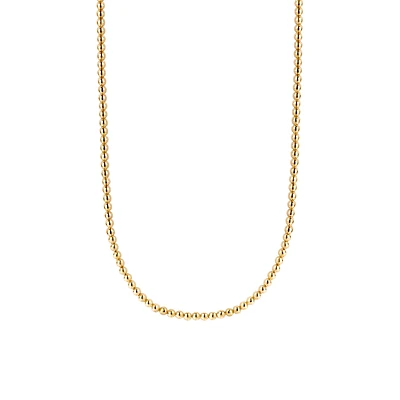SILVER NECKLACE WITH BALLS