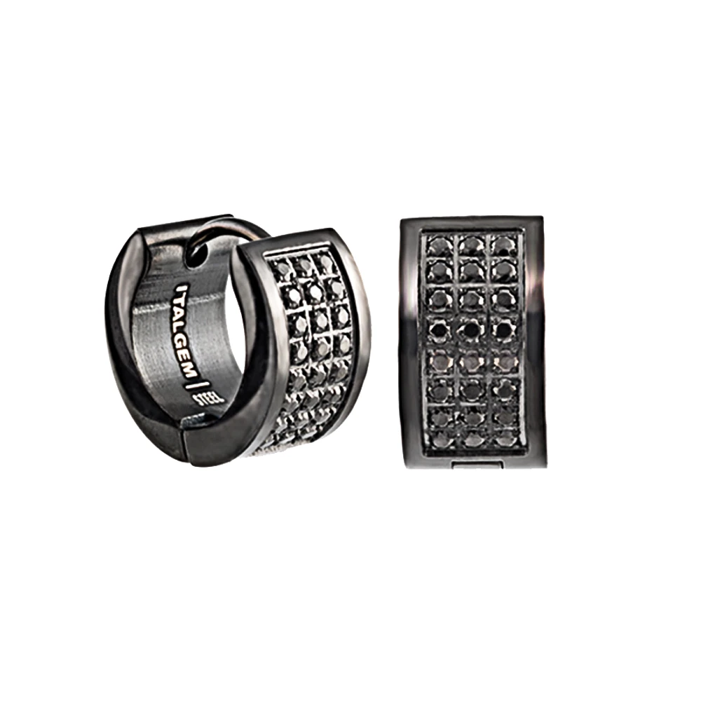 BOUCLES D’OREILLES ACIER