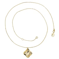 10K YELLOW GOLD PENDANT - 18''