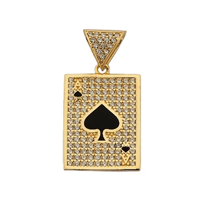 PENDENTIF OR JAUNE 10K