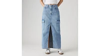 Ankle Column Cargo Skirt