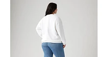 Graphic Everyday Crewneck Sweatshirt (Plus Size)