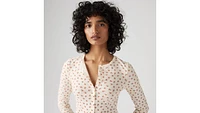 Dry Goods Women's Pointelle Long Sleeve T-Shirt