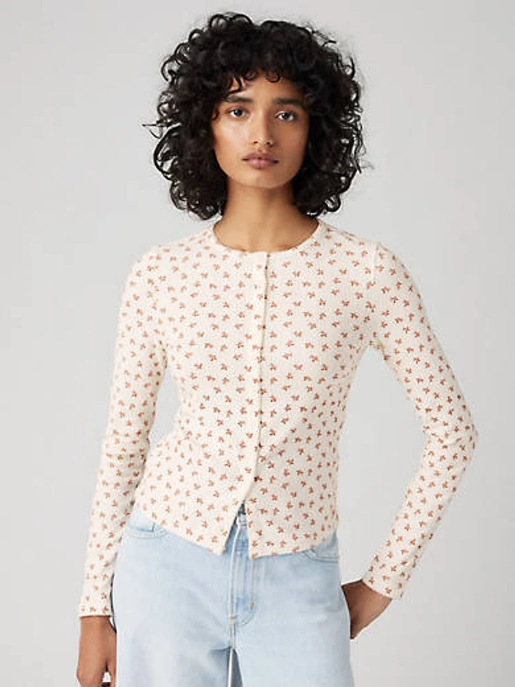 Dry Goods Women's Pointelle Long Sleeve T-Shirt