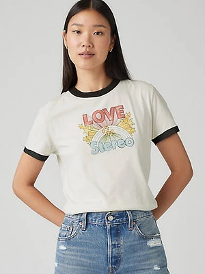 Graphic Iconic Ringer T-Shirt